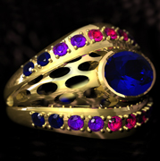 Exclusive design gold rings and gemstones for jewelry distributors in the United States of America, China and Canada